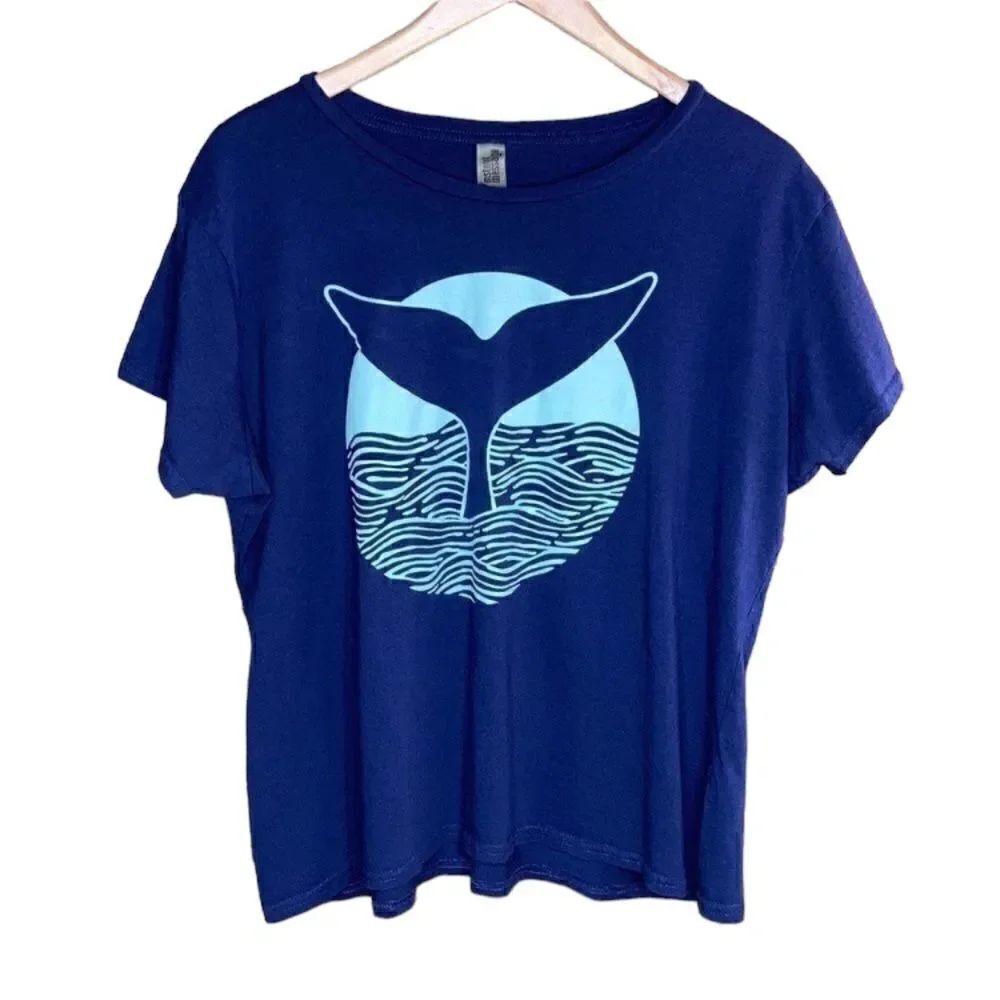 Whale Instant Message Shirt Woman’s 2 XL